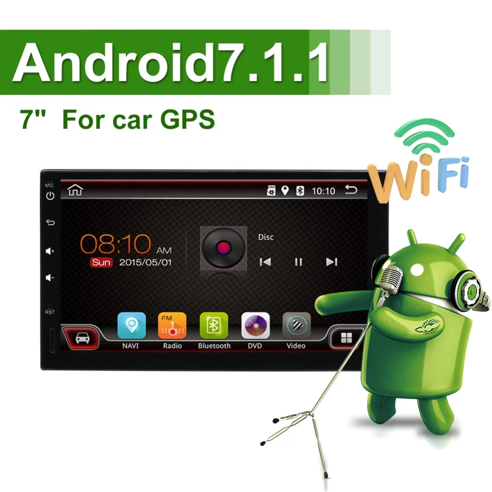 

Bosion Android 7.1 Car Stereo with in Dash GPS Navigation,Car Multimedia player, 7' Multi-Touch Car Video with Backup Camera