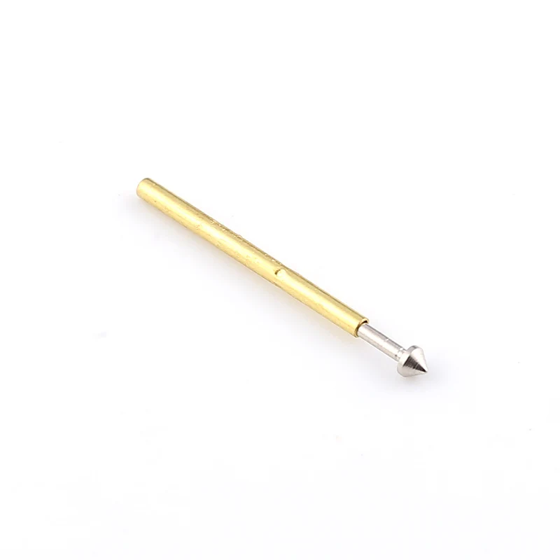 Новый пружинный зонд с заостренной головкой Pogo Pin 100 шт Φ никелированная латунная