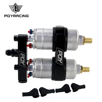 

One PC Double Hole PQY Fuel Pump Bracket With Logo + Two Pieces 044 Fuel Pump 300LPH PQY-LD2642+FPB044