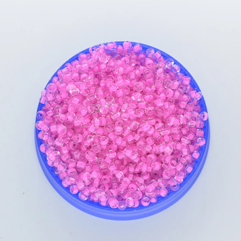 

Dye Heart Beads 2mm 1000Pcs Pink Color Czech Glass Seed Spacer Beads for Jewelry Making DIY Rings Bracelets Pick