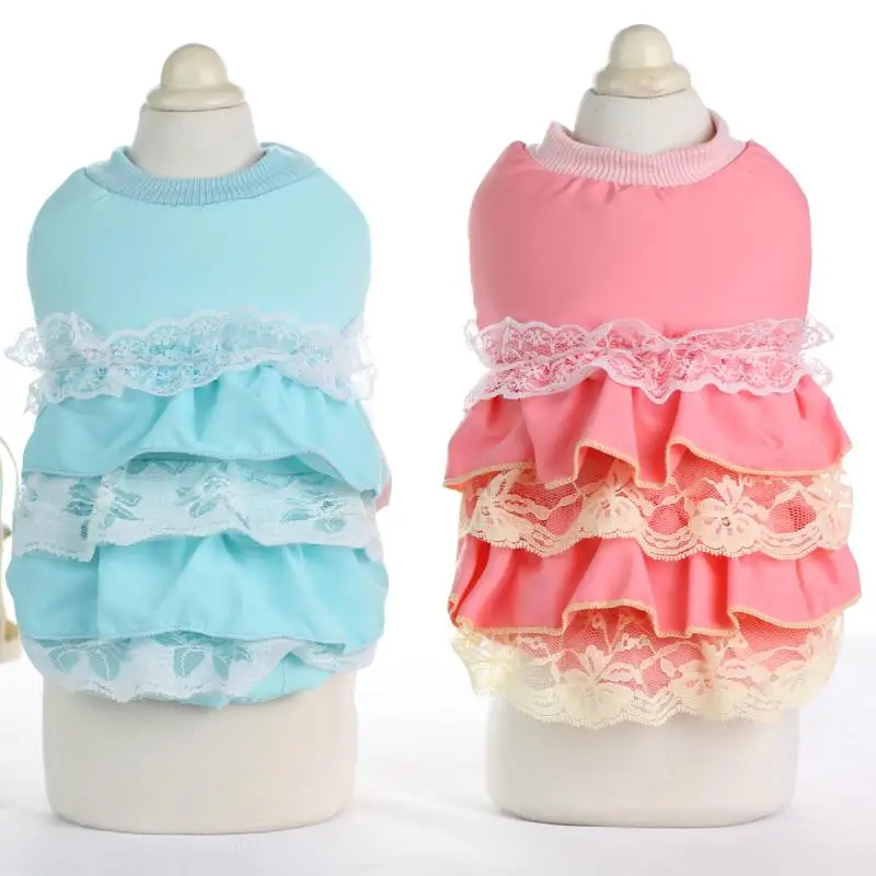 

Princess Lace Down Coat Dog Dog Down & Parkas Winter Warm Clothing For Dogs Puppy Dog Cat Pet Clothes Apparel