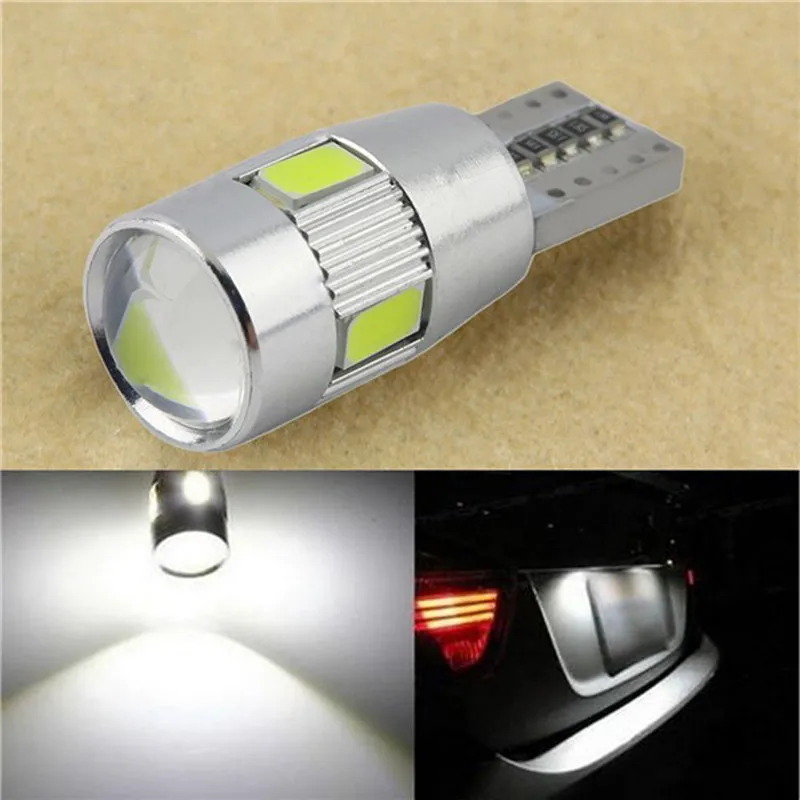 

kongyide Car Light 1PC T10 W5W 5630 6-SMD Auto LED Bulb Lamp HID White dropship 19F11