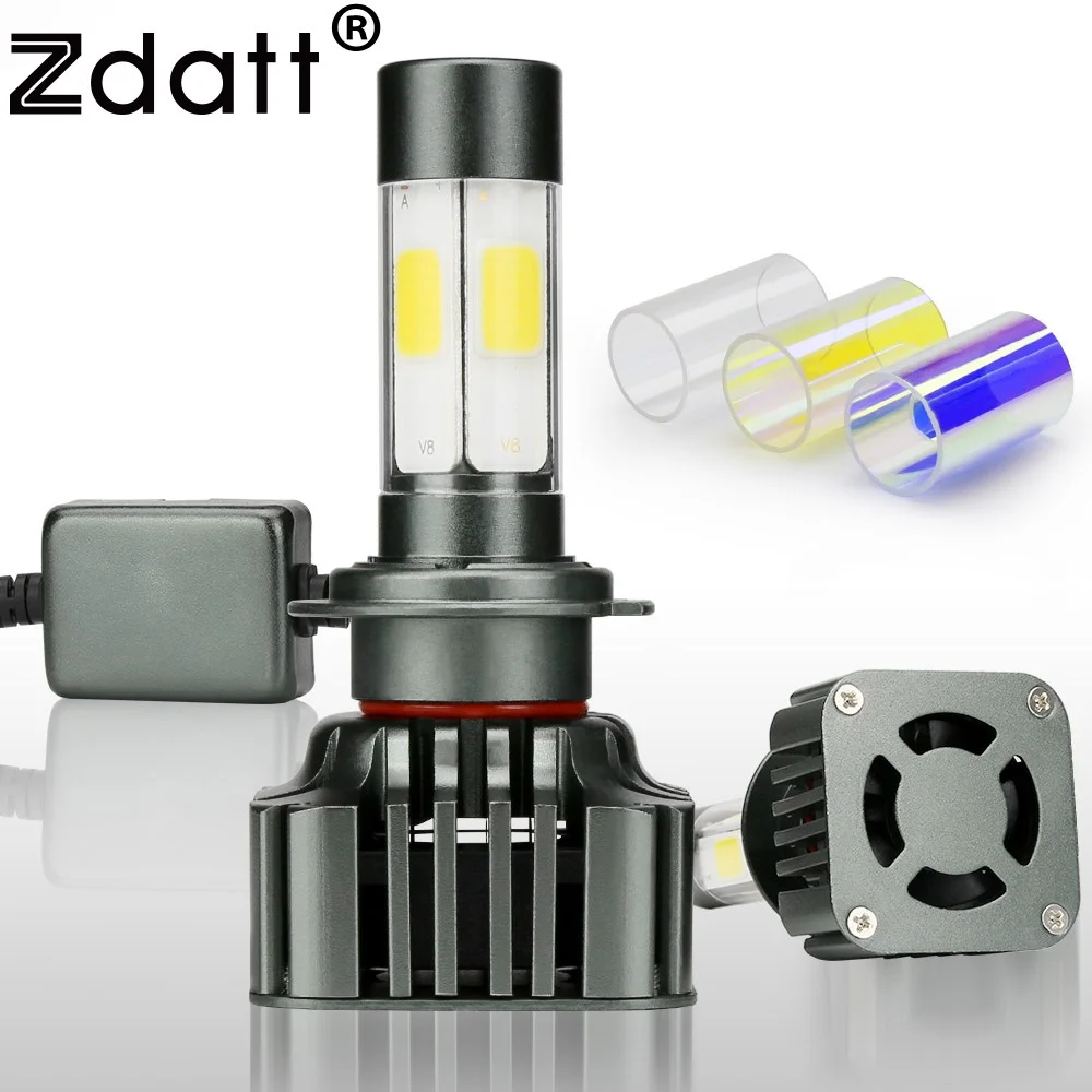Zdatt Super Bright COB H7 Led Bulb font b Lamp b font Headlights Car Led Light