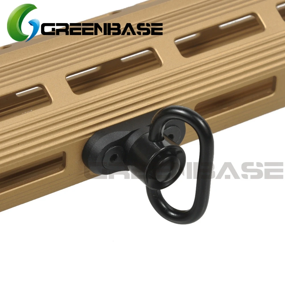 Greenbase Mlok QD Sling Mount Sling поворотное крепление для пистолета для Mlok Rail Rifle Sling Adapter с кнопкой быстрого крепления