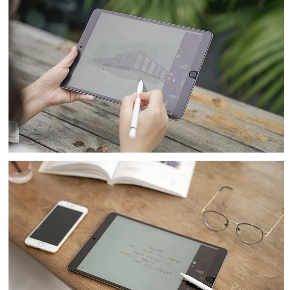 ПЭТ бумага как пленка для iPad Mini 2 3 4 5 Антибликовая матовая ПЭТ набросок рисунок почерк экранная защита
