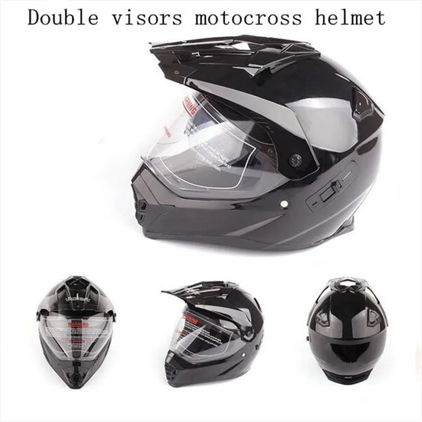 moto cicleta moto cross casco casque capacete moto rcycle шлем внедорожный moto cross mx шлем имеет двойные козырьки - Цвет: 3