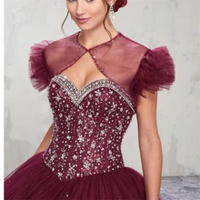 vestido ball gown robe de baln sweet 16 dress With Jacket Beading Tulle vestido de 15 anos vestidos de 15 anos quinceanera