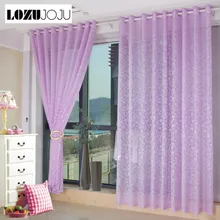 LOZUJOJU деревенский скрининг окна жаккард настроить тюль ткань занавес fininshed для балкона