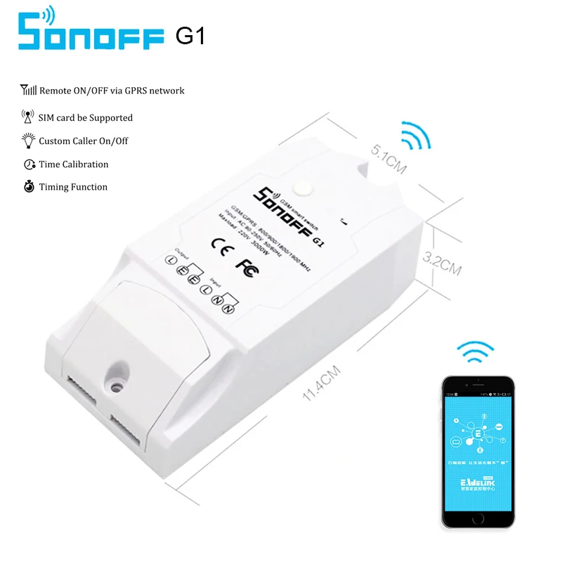 Gsm реле sonoff g1 Gsm реле sonoff g1