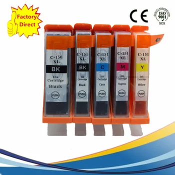 

PGI-150 PGI-150XL CLI-151 PGI150 PGI 150 Ink Cartridges Replacement For Pixma MG6310 MG6410 MG5410 MG7110 IP7210 MX721