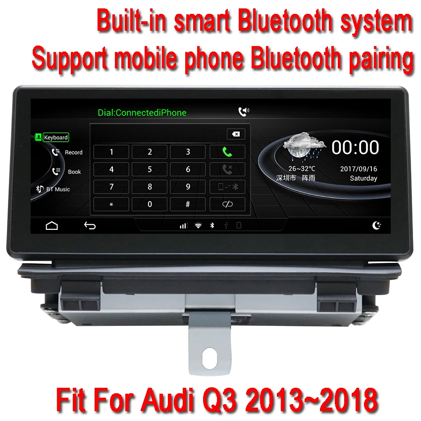 Sale Liislee 8.8" Android for Audi Q3 2013~2018 touch screen GPS Navigation radio stereo dash multimedia player 4
