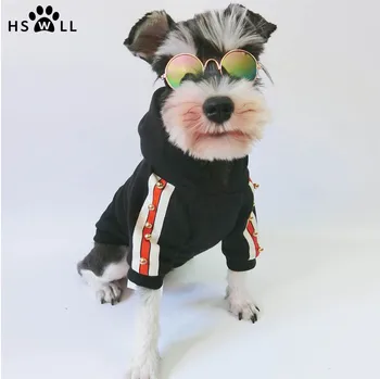 

New Arrive Pet Dog Hoodies Clothes Fleece Sweatshirt For Small Dogs Casual Puppy Cat Costumes French Bulldog Bichon Clothing