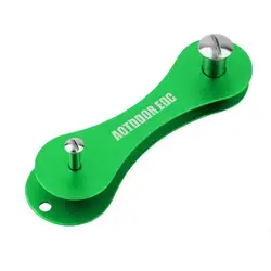 AOTDDOR брелок для ключей Твердый оксид Алюминиевый зажим для ключей папка-цепочка Карманный Открытый Дорожный набор инструментов Полезная