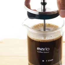 WUXEY французский горшок стеклянный бытовой кофейник французский фильтр жаростойкий чайник чашка-фильтр для кофе