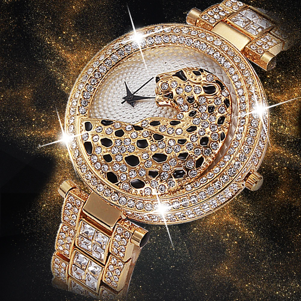 

Ladies Watches For Women Rhinestones Metal Bracelets MISSFOX Gold Wrist Watches Waterproof Xfcs Female Hours Quartz Wristwatch