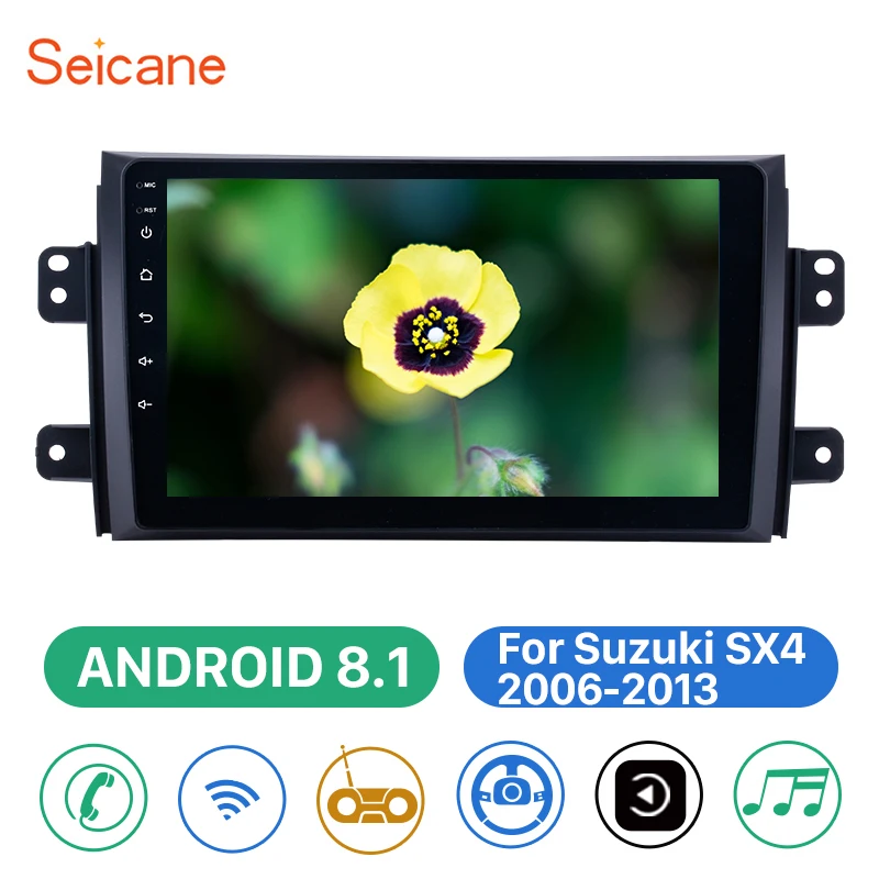 

Seicane 2din Car Multimedia Player Bluetooth Android 8.1 WIFI GPS Navigation For Suzuki SX4 2006 2007 2008 2009 2010 2011 2012