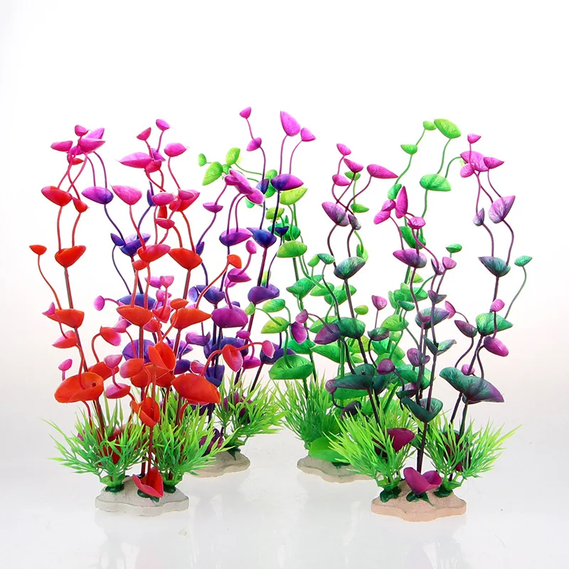 1PCS PVC Fish Tank Decoration Simulation Artificial Trumpet Environmental Aquarium Accessories Simulation Fake Aquatic Plants