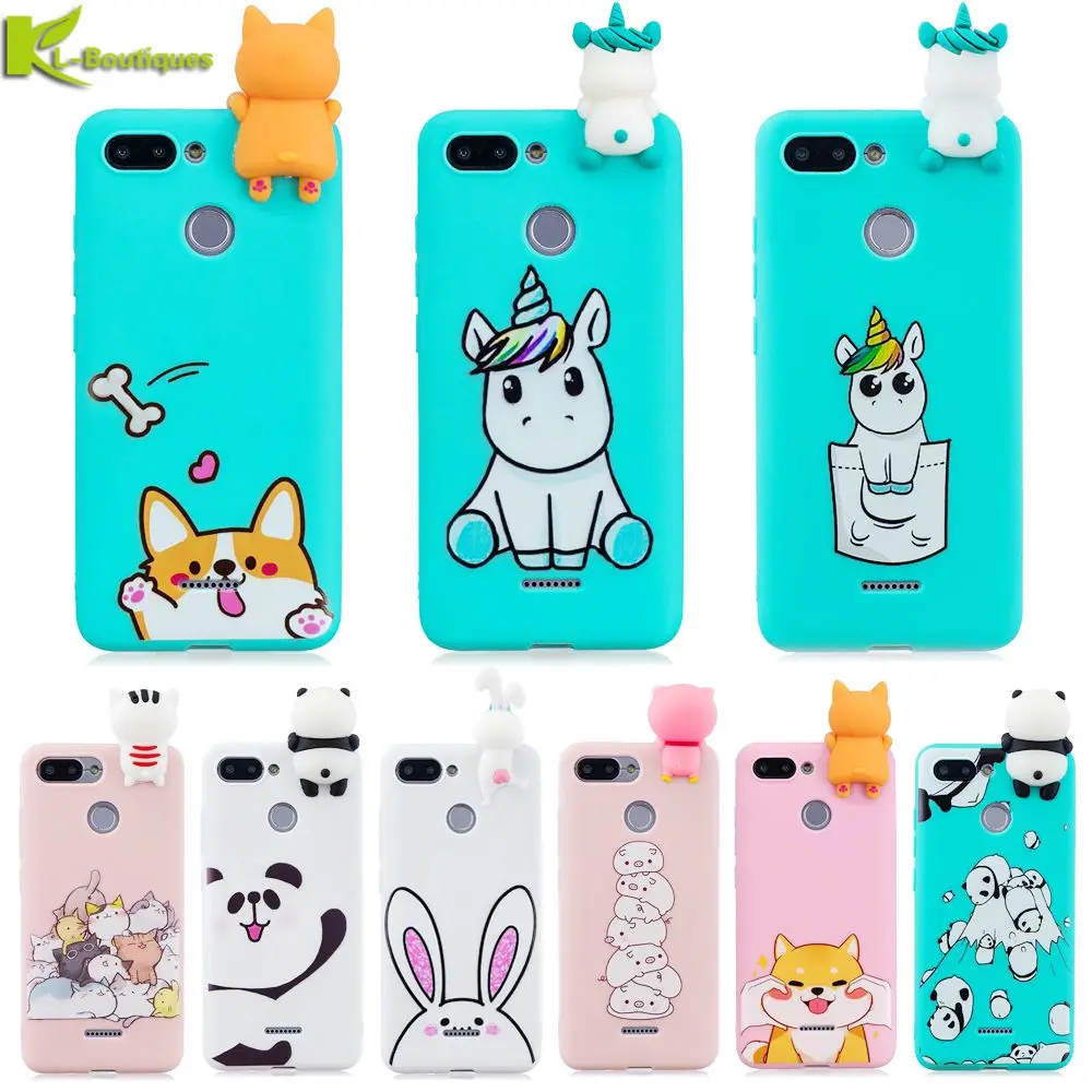 

Phone Case on sFor Xiaomi Redmi 6A Case Soft Cover for Xiomi Xiaomi Redmi 6 6A 5A 4A 4X 5 Plus Fundas 3D Cartoon Doll Toys Cases