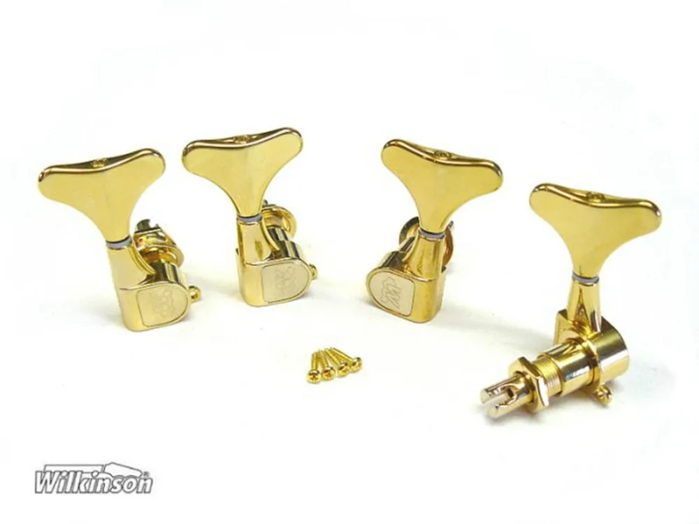2R2L Original "Wilkinson" Diecast Bass Tuner Tuning Peg Gold WJB 650 GD