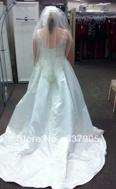 Floor Length Empire Waist Taffeta Dress