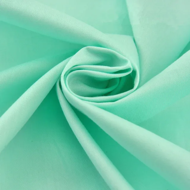 Buy 1 meter mint green solid color 100 cotton twill