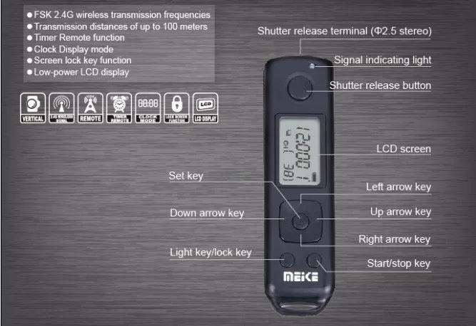 Meike MK-DR750 Батарейная ручка Вертикальный Аккумулятор встроенный 2,4g беспроводной контроль батарейный блок для Nikon D750 как MB-D16 беспроводной