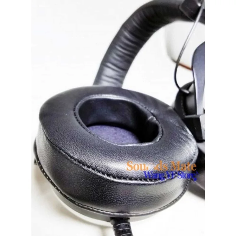 Genuine Lambskin Leather Ear Pad Foam Cushion EarMuff For Beyerdynamic Headphone