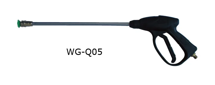 

WG-Q05 quick release chuck flat type 25D two parts spray water gun 35cm extention rod 150Bar 2175PSI high pressure washer gun