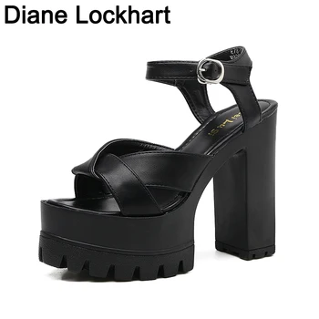 

Summer Sandal Shoes for Women 2019 New Thick Heels Sandals Platform Casual Russian Shoes Free Shipping zapatillas mujer femme