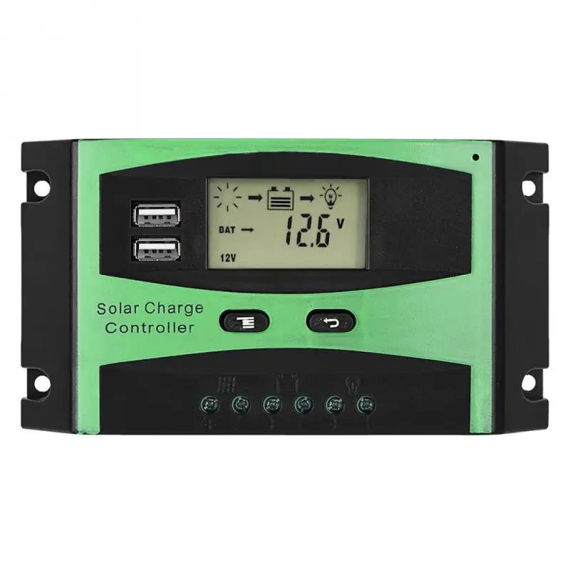 

30A/20A LCD Display Solar PV Charge Regulators PWM Solar Battery Charger Controller Dual USB Solar Charge Controller Regulators