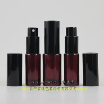 

wholesale 10ml purple glass bottle with pump/sprayer,for lotion/perfume/essential oil/moisturizer/facial water