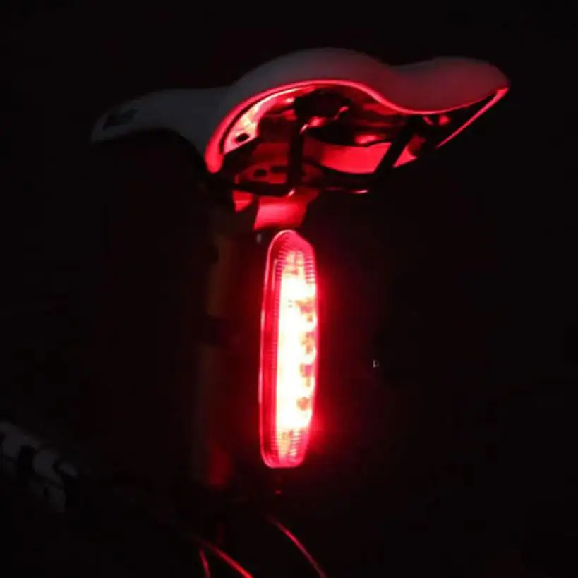 Flash Deal Waterproof Bicycle Rear Light 5 led bicycle taillights LED flash Light Gift for Outdoor Bike Cycling Lovers Safe Night Ride  P40 3