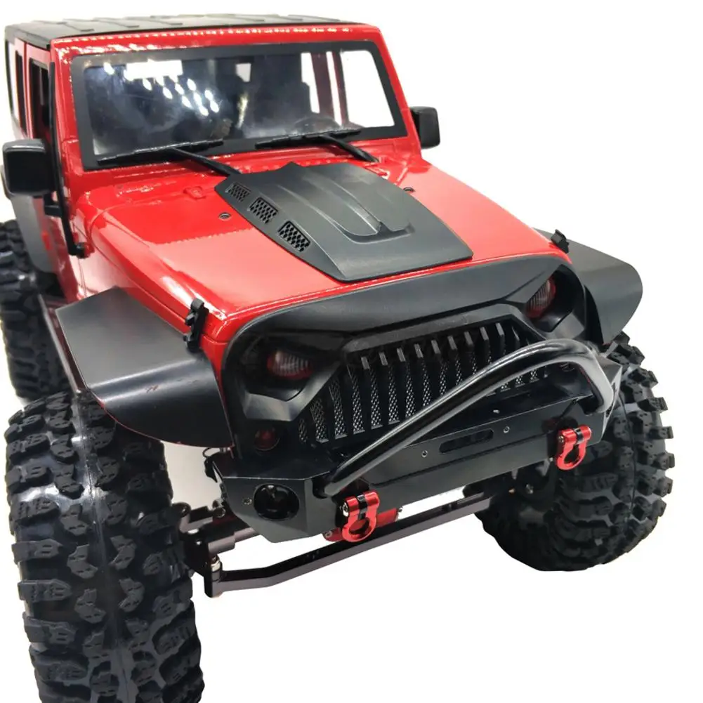 Алюминиевый передний задний бампер Bull Bar W/запасная шина для 1:10 Axial SCX10 JEEP SCX10 II 90046 90047 TRX-4 TRX4 RC автомобиль