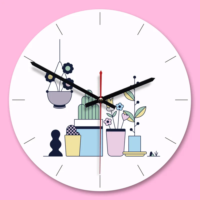 Новинка 2019 европейские креативные акриловые настенные часы Современный