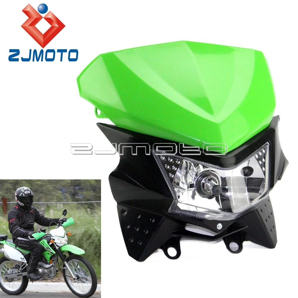 

Motocross Headlight Fairing Headlamp Off Road Front Lighthouse For DRZ RMZ RM 85 125 250 KLX 150 250 450