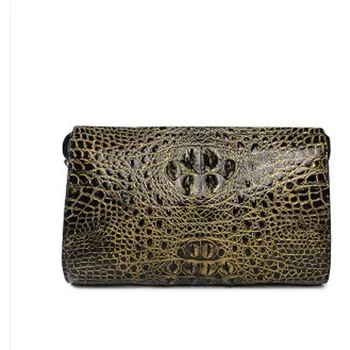 

weitasi Crocodile men bag zipper men clutch bag grab bag Large capacity stainless steel lock factory Direct send people good