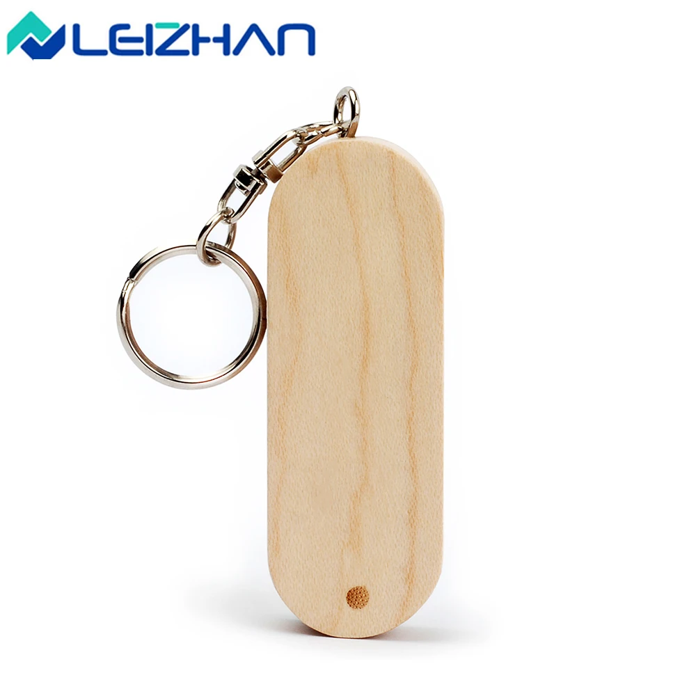 LEIZHAN USB карта памяти Флеш накопитель 32 ГБ Woonden флеш брелок 64 Гб Флешка 16 8 usb ключ 4