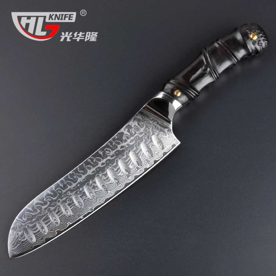 GHL New Arrival Damascus kitchen knife 8 inch chef Japanese knife sharp women chef s knife