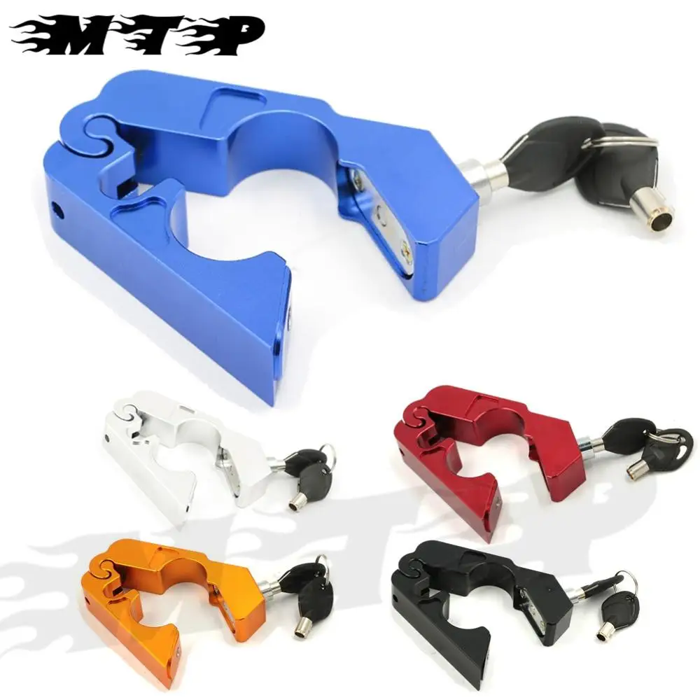 CNC Aluminum Anti Theft Security Lock Universal Motorcycle Scooter
