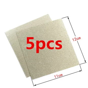 

5pcs Spare parts for microwave ovens mica microwave12*11cm mica sheets for Galanz Midea Panasonic magnetron cap midea microwave