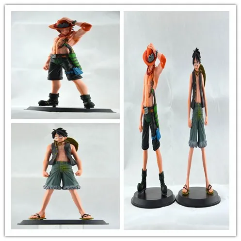 MCR NEW Anime One Piece 16cm 2pcs/set 2 Years Later Luffy VS Ace with Box PVC Action Figure Toys Dolls | Игрушки и хобби