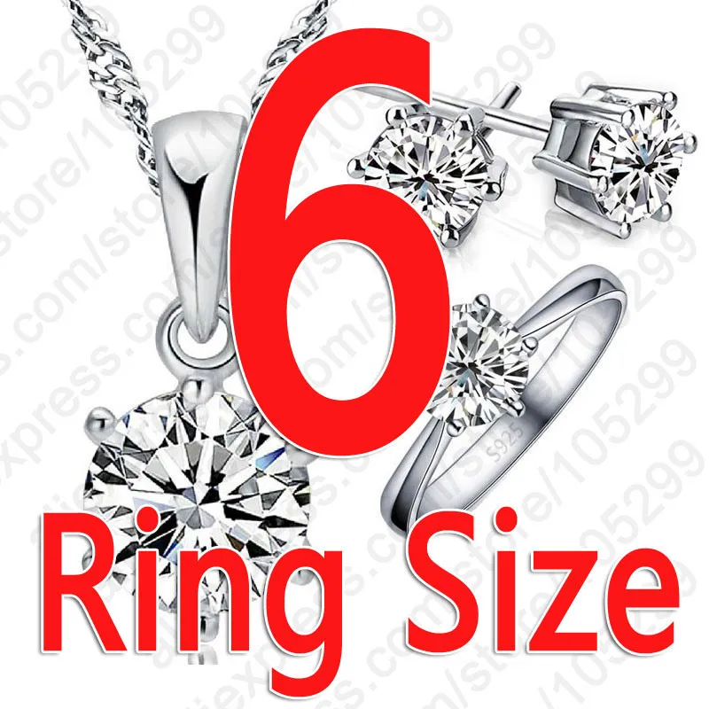 Высокое качество, женское 925 пробы Серебряное ожерелье и серьги с кубическим цирконием, кольца, свадебные украшения для женщин, подарок