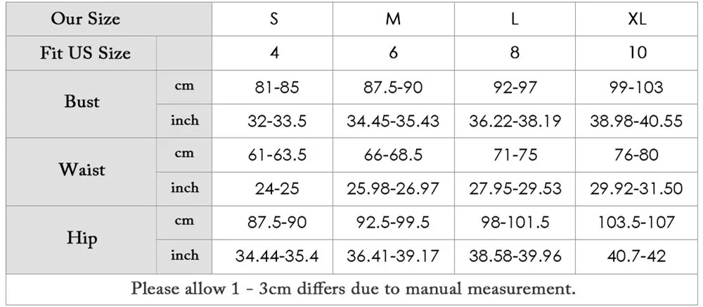 size table(XL)