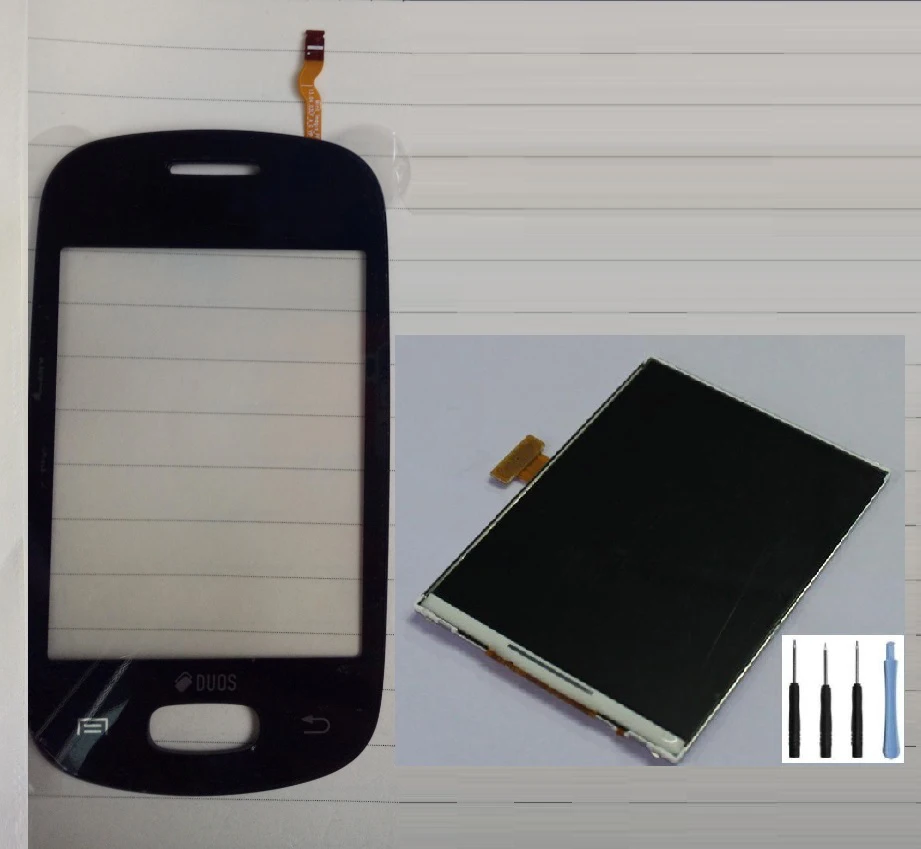 

For Samsung Galaxy Star Duos GT-S5282 LCD Display Screen + Touch Screen Digitizer Sensor + Adhesive