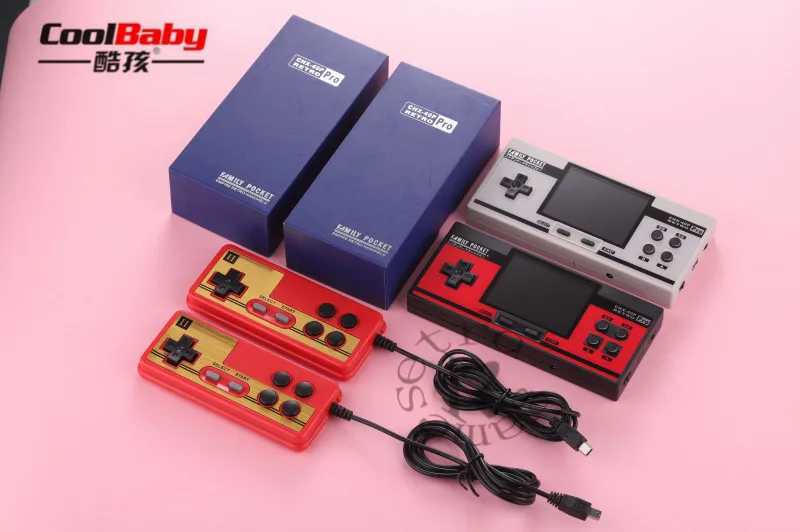 2019 Family Pocket Game Console Retro Portable Mini Handheld Player Built-in 348 Classic Games 3.0 Inch Color LCD For NES G | Электроника
