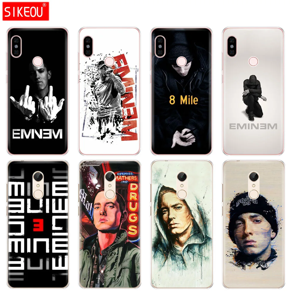 Силиконовый чехол для телефона Xiaomi redmi 5 4 1 1s 2 3 3s pro PLUS note 4X 4A 5A хип хоп Rapper Eminem
