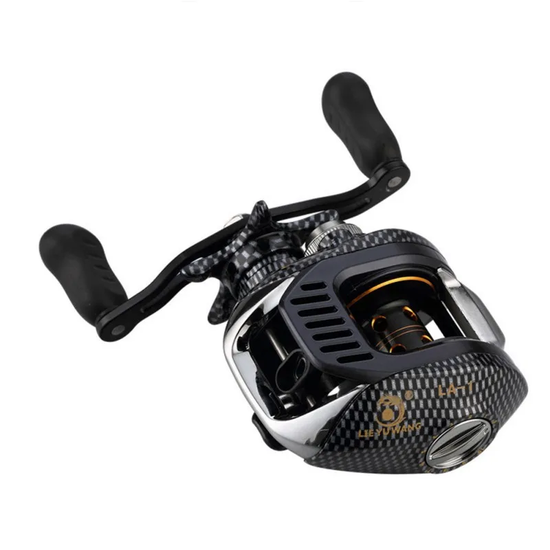 6.3:1 Baitcast Fishing Reel 13 Bearing Large Line Capacity Lightweight Left-handed Right-handed Bait Casting Fishing Wheel Tool