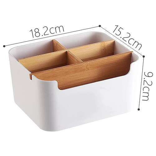 Youpin Wood BOX Detachable Organiser Box Bathroom Cosmetic Storage Box Wood ABS Case For Smart Home
