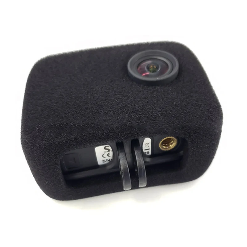 Sponge Foam Wind Cap Windshield Cover Housing + Protective Frame Case For SJCAM Sj8Pro Sj8plus Sj8Air Action camera Accessories (3)
