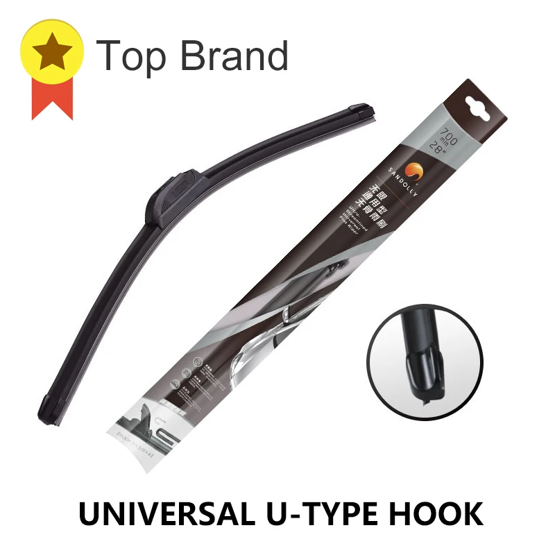 1pieces SANDOLLY Car AEROFIT Windscreen Wipers Windshield Wiper Blades